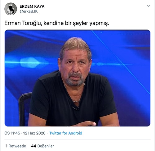 Koronavirüs Arasından Yeni İmajıyla Dönen Erman Toroğlu İçin Yapılan Birbirinden Komik Paylaşımlar