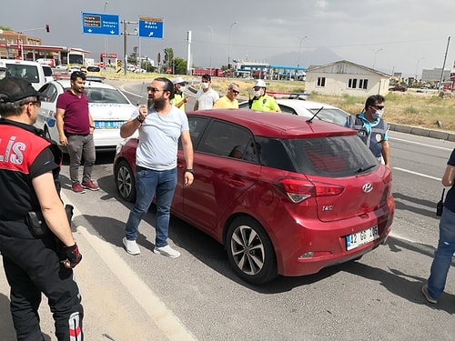 İki Yaşındaki Kızıyla Polis Çevirmesinden Kaçan, Sonrasında Kapan ile Durdurulan Kadın