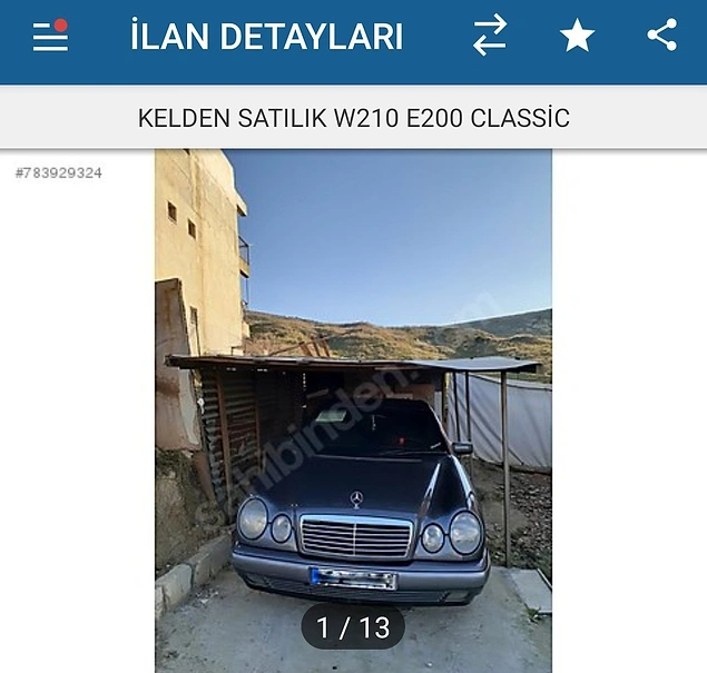 Güven verici... Kelden satılık.