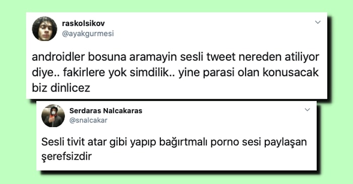 Hoşgeldin Sesli Tweet Bebek! Twitter'ın Yeni Sesli Tweet Özelliğine Gelen Mizah Soslu Tepkiler