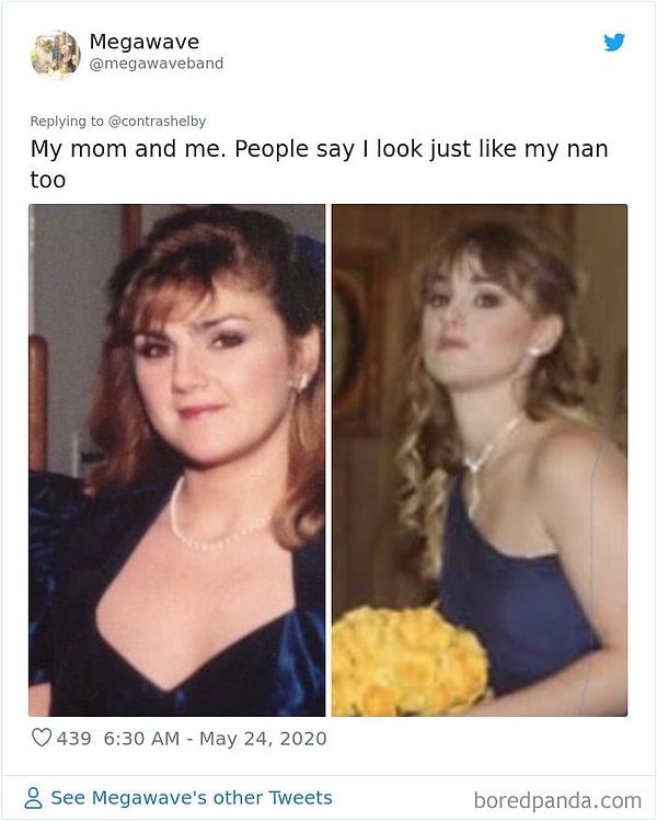 13. Моя мама и я. Еще люди говорят, что я выгляжу, как моя бабушка