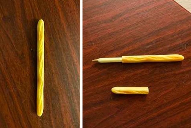 10. Baget şeklinde olan bir tükenmez kalem: