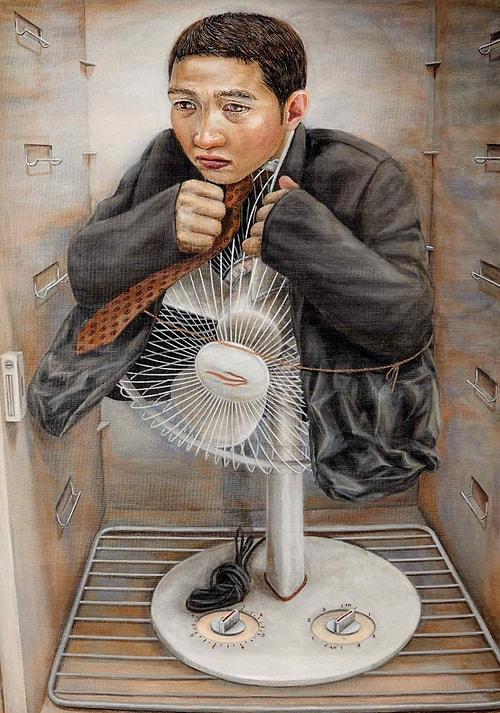 31 Yaşında Hayatını Kaybeden Melankoli ve Makineleşmenin Sürrealist Ressamı Japon "Tetsuya Ishida"yı Tanıyın!