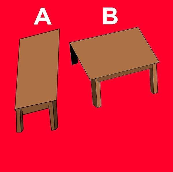 5. Hangi masanın yüzeyi daha büyük?
