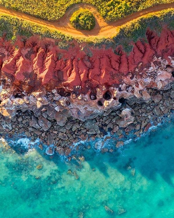 15. ''Doğa ananın renk paleti inanılmaz. Burası Güneydoğu Avustralya'daki Broom kasabası.''