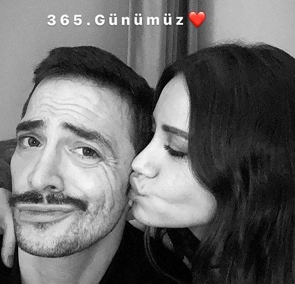 10. Ahmet Kural ile sevgilisi Çağla Gizem Çelik, 1. yıllarını Instagram hesabından paylaştıkları poz ile kutladılar.