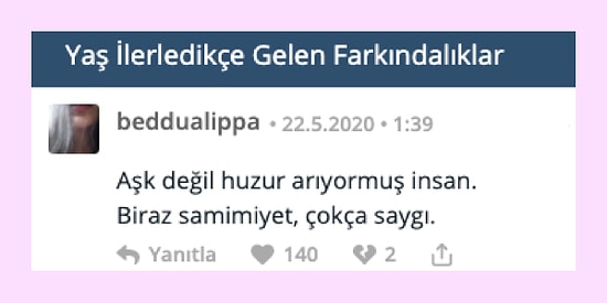 Yaş İlerledikçe Gelen Farkındalıkları Sayarak Ufak Bir Hayat Dersi Veren dio'cular