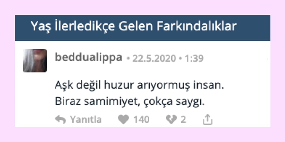 Yaş İlerledikçe Gelen Farkındalıkları Sayarak Ufak Bir Hayat Dersi Veren dio'cular