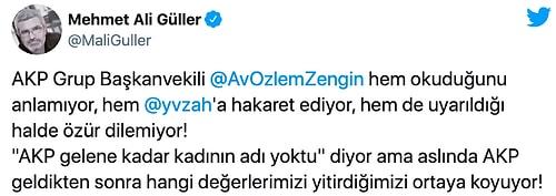 ‘AKP’den Önce Kadının Adı Yoktu’ Diyen Özlem Zengin Okuduğunu Anlamadı, Emekli Tümgenerale ‘Az Beyinli’ Dedi