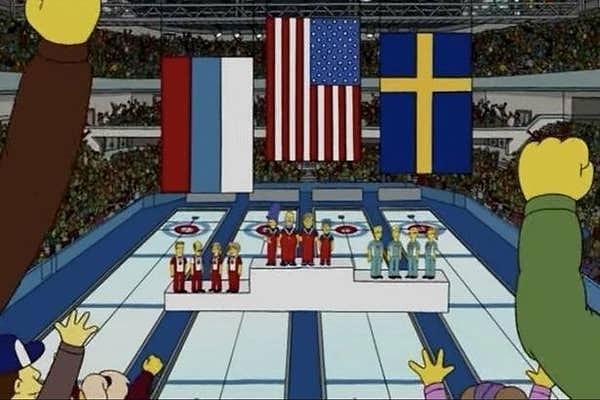 11. Kış Olimpiyatları'nda Amerika Birleşik Devletleri'nin İsveç'i körling dalında yenmesi: