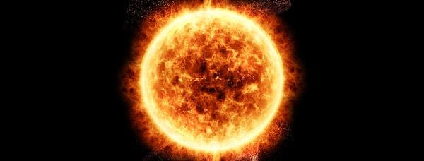 8. Güneş her saniye 4 milyon metrik ton kütle kaybeder.