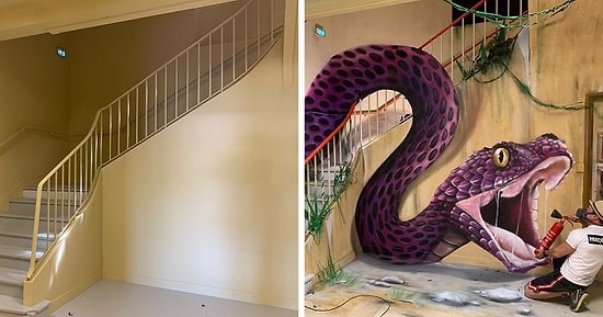 30 реалистичных граффити от французского художника убедят вас в том, что этот вид искусства недооценен