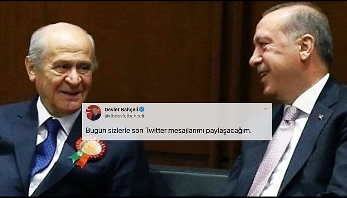 Devlet Bahçeli 'Son Mesajlarımı Paylaşacağım' Dedi: 'Ne Twitter Hesabımı Kullanacağım Ne de Facebook Paylaşımı Yapacağım'