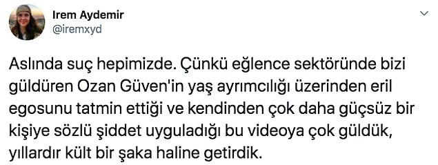 Güven'in şiddete meyilli olduğunu söyleyenler de vardı.