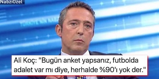 Ali Koç Gündeme Dair Açıklamalarda Bulundu: ''Siyaset Futbolda Olmamalı, Bu Dönemde Gereğinden Fazla Var"