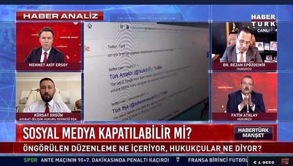 Canlı yayında Google'a "Twitter Türk" yazarak yapılan aramanın sonucunda ilk sırada çıkan porno hesapları yanlışlıkla yayınlandı.