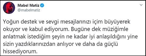 Mabel Matiz: Bu Ülkenin Bir Parçası Olmaya Gönülden Devam Edeceğim