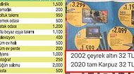Mendilleri Hazırlayın! Gördüğünüz Anda Diz Çöküp Zırıl Zırıl Ağlamak İsteyeceğiniz Bazı Ürünlerin Eski Fiyatları
