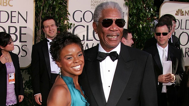 4. Morgan Freeman ve üvey torunu E'Dena Hines: