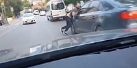 Uzun Zamandır Bu Kadar Trajik Bir Olay Görmediniz: Aracına Çarpan Kişinin Kaçmaması İçin Kaputa Yapışan Adam