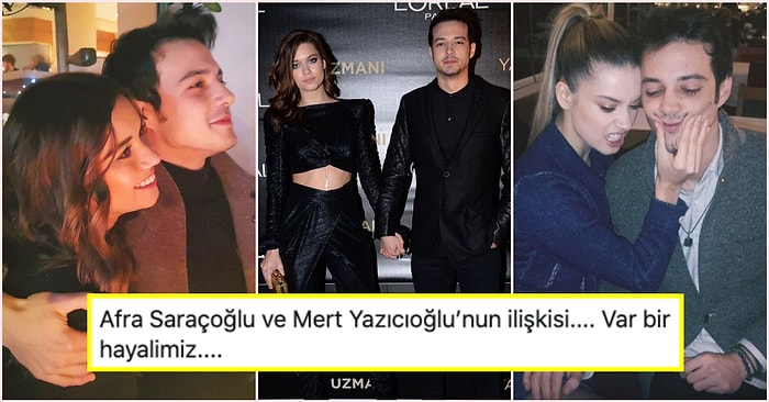 Var Bizim de Bi' Hayalimiz! Afra Saraçoğlu ile Mert Yazıcıoğlu'nun Hepimizi Hasetten Çatlatan Aşkları