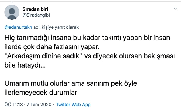 İnsanların bu kısa hikaye ile ilgili tepkileri ise hiç o kadar romantik olmadı...