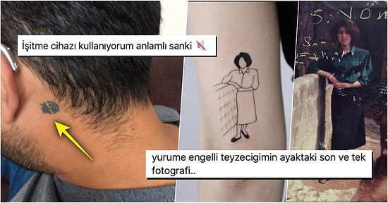 Vücutlarında Taşıdıkları Birbirinden Orijinal Dövmeleri Paylaşırken Bizi Duygudan Duyguya Sürükleyen Takipçilerimiz