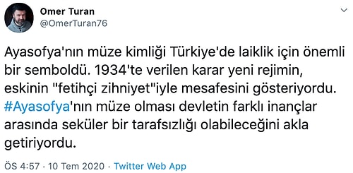 Ayasofya'nın Cami Statüsüne Geçmesi Sosyal Medyanın Gündeminde: Kim, Ne Dedi?