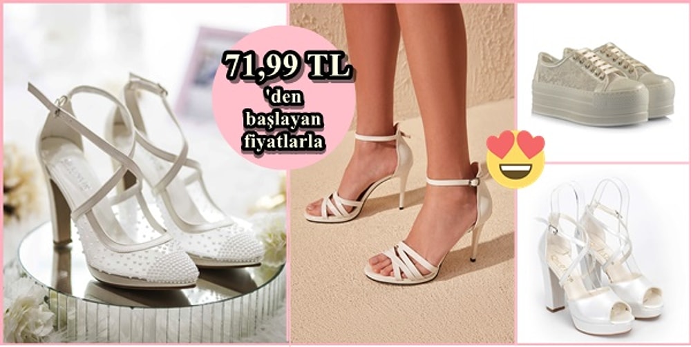 Gelinler Koşun! Cinderella'yı Bile Kıskançlıktan Çatlatacak Her Tarza Uygun 23 Gelin Ayakkabısı