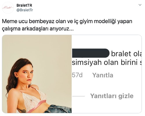 Bir İç Çamaşırı Modelinin Fotoğrafına Yapılan Akıllara Durgunluk Veren Meme Ucu Yorumu