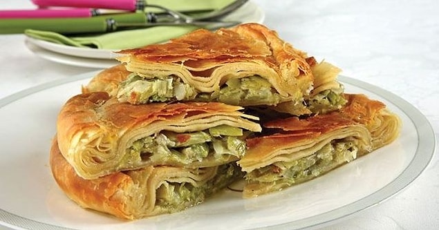 10. Pırasalı börek