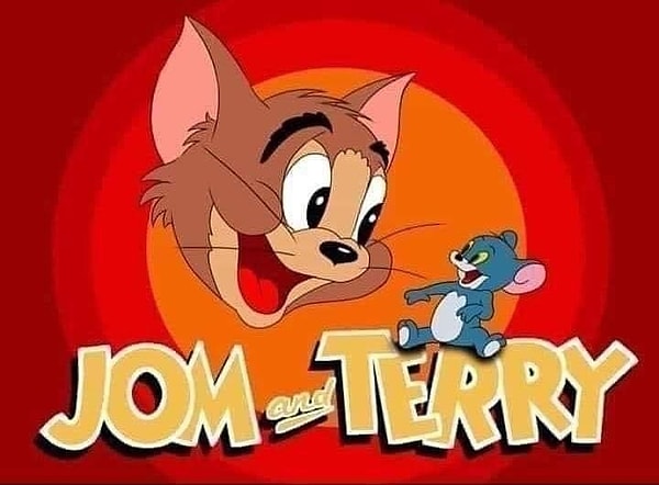 10. Alternatif evrende Tom ve Jerry.