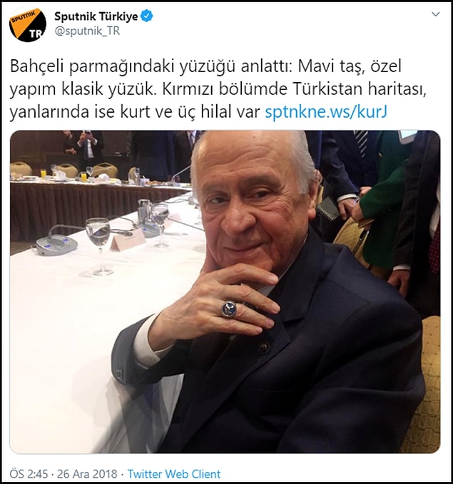 Bahçeli'nin yüzük koleksiyonu ile ilgili geçmiş dönemlerden bazı haberler 👇