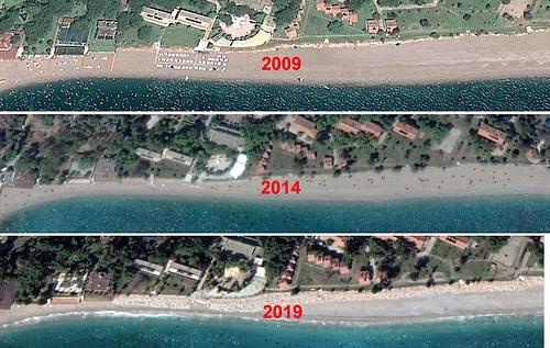 Bir Havluluk Yer Kaldı: Konyaaltı Kıyısı 60 Yılda 35 Metre Eridi