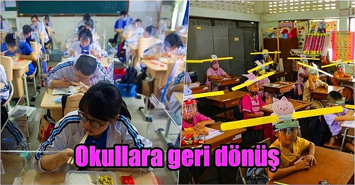 Karantina Sonrası Okullara Geri Dönüş Yapan Ülkelerin Yeni Normal Hayata Geçiş Yaptığını Gösteren 19 Fotoğraf