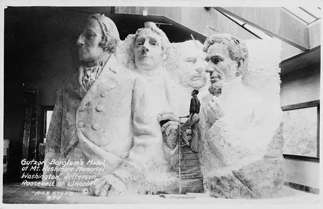 4. Rushmore Dağı Anıtı'nın orijinal prototipi, 1923