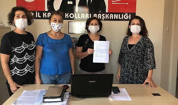 CHP'li kadınlar suç duyurusunda bulundu