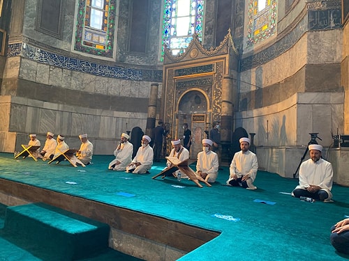 Dua Programı Başladı: Ayasofya 86 Yıl Sonra Cuma Namazı ile Cami Olarak Açılıyor