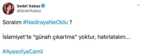 AKP Milletvekili Şirin Ünal 'Ayasofya' Paylaşımı Yaptı, Sosyal Medya 'Nadira'ya Ne Oldu?' Diye Sordu