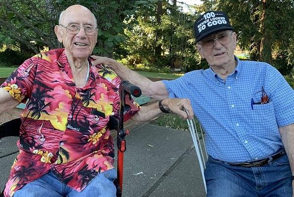15. "101 yaşındaki dedem, en yakın arkadaşı için 100. yaş günü partisi verdi."