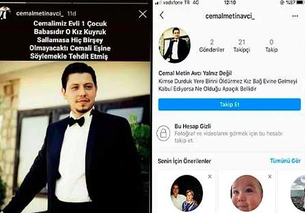 11. Pınar Gültekin'in öldürülmesinin ardından katil Cemal Metin Avcı için destek sayfasının açılması...