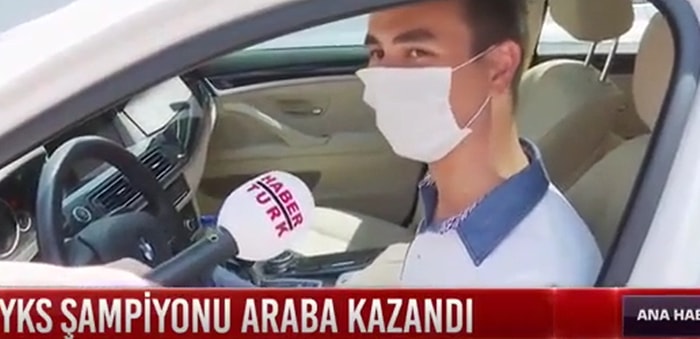 'Birinci Olursan Arabam Senin' Diyen Öğretmen, YKS'de 1. Olan Gürkan İnal'a Arabasını Hediye Etti