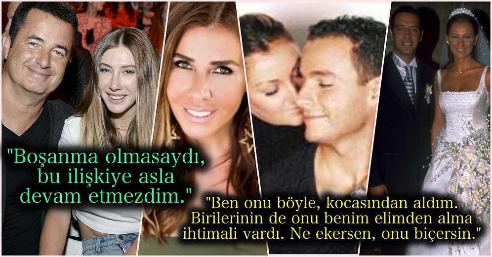 Başlarda Her Ne Kadar İnkar Etseler de Eşlerini Aldattıkları İddia Edilen Kişilerle Sonradan Aşk Yaşamaya Başlayan Ünlüler