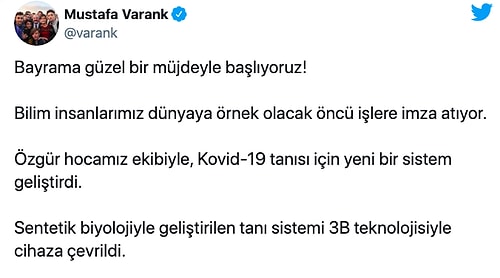 Türkiye Koronavirüs Tanısında Yeni Bir Sistem Geliştirdi