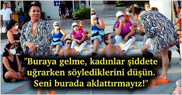 2. İstanbul sözleşmesi için oturma eylemi yapan kadınların arasına katılmaya çalışan Murat Övüç, geçmişteki kadınlara yönelik söylemleri yüzünden eylemden kovuldu!