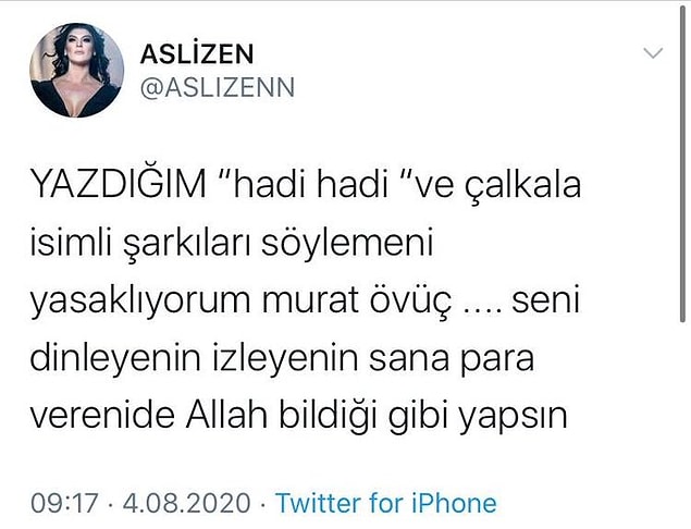 7. Aslı Zen ve Altan Çetin gibi isimlerden Murat Övüç'e şarkı ambargosu geldi!