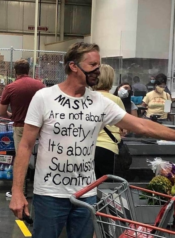 2. Прозрачная маска как способ протеста