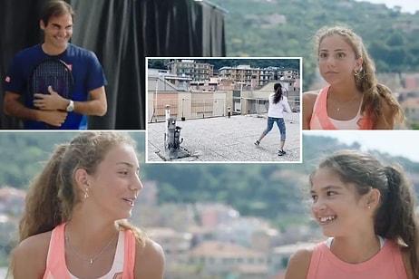 Karantina Döneminde Çatıdan Çatıya Tenis Oynayan Kadınlara Roger Federer'den Muhteşem Sürpriz