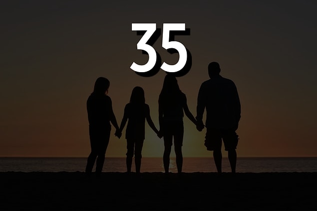 35 yaşında ebeveyn olacaksın!