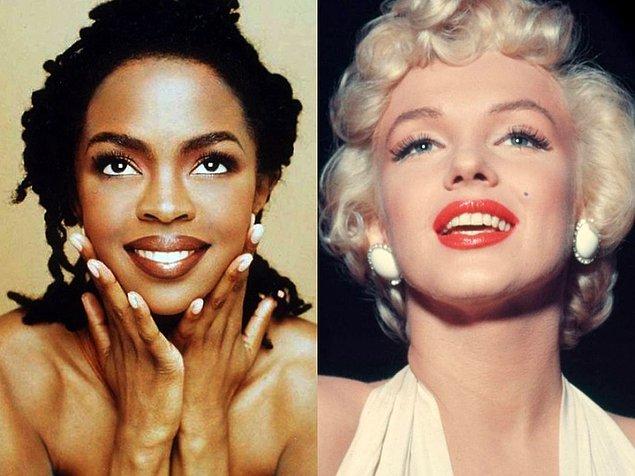 14. Lauryn Hill için "siyahi Marilyn Monroe" tabiri kullanılması hiç de yanlış olmazdı.